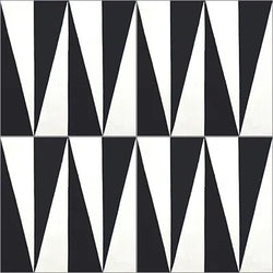 Mission Doge Classic 8"x8" Encaustic Cement Tile Quarter Design