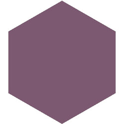 Mission Grape 8" Hexagon Encaustic Cement Tile