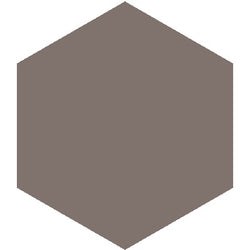 Mission Graphite 8" Hexagon Encaustic Cement Tile