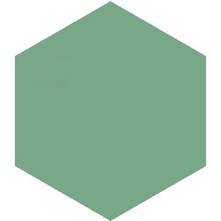 Mission Grass Green 8" Hexagon Encaustic Cement Tile