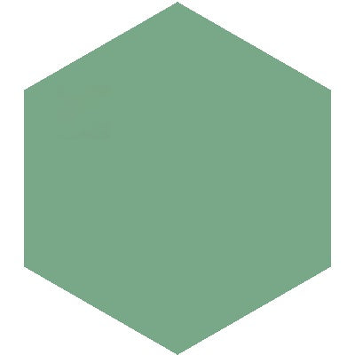 Mission Grass Green 8" Hexagon Encaustic Cement Tile