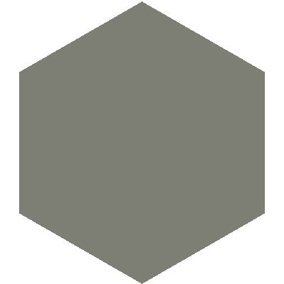 Mission Green Forest 8" Hexagon Encaustic Cement Tile
