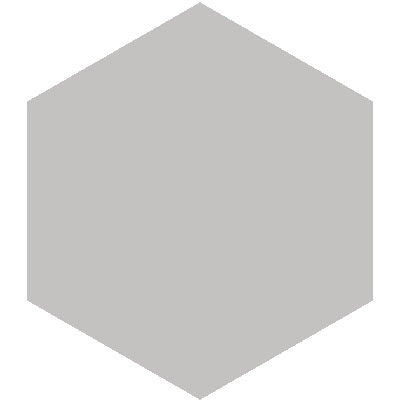 Mission Gris 8" Hexagon Encaustic Cement Tile