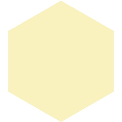 Mission Jaune Clair 8" Hexagon Encaustic Cement Tile