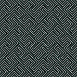 Mission Maze Black 8"x8" Encaustic Cement Tile Rug