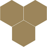 Mission Mocha 8" Hexagon Encaustic Cement Tile