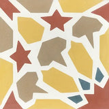 Mission Nasrid Terracotta 8"x8" Encaustic Cement Tile