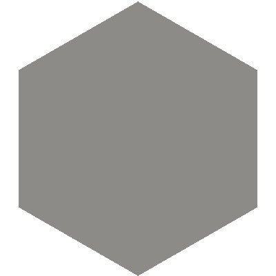 Mission Natural Gray 8" Hexagon Encaustic Cement Tile