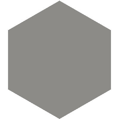 Mission Natural Gray 8" Hexagon Encaustic Cement Tile