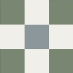Mission Quadros 9 A 8"x8" Encaustic Cement Tile