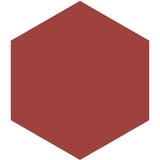 Mission Rojo Palo Alto 8" Hexagon Encaustic Cement Tile