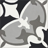 Mission Roquebrune 1 8"x8" Encaustic Cement Tile