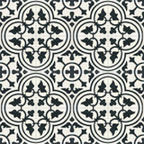 Mission Roseton C 8"x8" Encaustic Cement Tile Rug Detail
