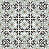 Mission Roseton Sage 8"x8" Encaustic Cement Tile Rug