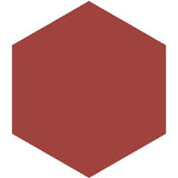 Mission Rouge 8" Hexagon Encaustic Cement Tile