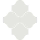 Mission San Felipe Clam 10"x10" Encaustic Cement Tile Rug