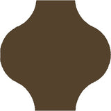 Mission San Felipe Dark Brown 10"x10" Encaustic Cement Tile