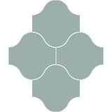 Mission San Felipe Fountain 10"x10" Encaustic Cement Tile Rug
