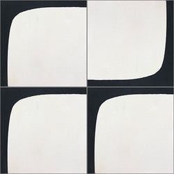 Mission Savoye Classic 8"x8" Encaustic Cement Tile Quarter Design