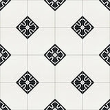 Mission Spanish Colonial Classic 8"x8" Encaustic Cement Tile Rug Layout