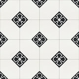 Mission Spanish Colonial Classic 8"x8" Encaustic Cement Tile Rug Layout