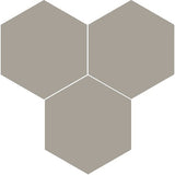 Mission Taupe 8" Hexagon Encaustic Cement Tile