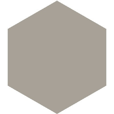 Mission Taupe 8" Hexagon Encaustic Cement Tile