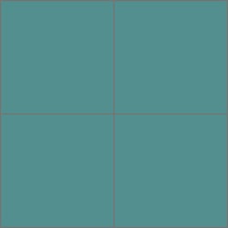 Mission Turquoise 8"x8" Plain Encaustic Cement Tile