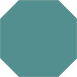 Mission Turquoise Octagon Encaustic Cement Tile 8"x8"