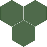 Mission Verde Canada 8" Hexagon Encaustic Cement Tile