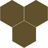 Mission Verde Militar 8" Hexagon Encaustic Cement Tile