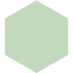 Mission Vert Clair 8" Hexagon Encaustic Cement Tile