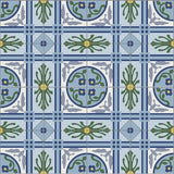 Mission Violet Blue 8"x8" Encaustic Cement Tile Rug Tile