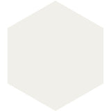Mission White 8" Hexagon Encaustic Cement Tile