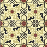 Mission Alcala A 8"x8" Encaustic Cement Tile - Avente Tile