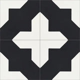 Mission Alhambra Classic 8"x8" Encaustic Cement Tile - Avente Tile