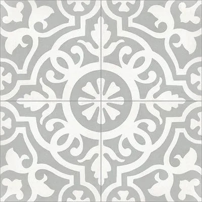 Mission Amalia B 8"x8" Encaustic Cement Tile - Avente Tile