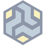 Mission Amy 01 8" Hexagon Encaustic Cement Tile - Avente Tile