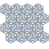 Mission Amy 01 8" Hexagon Encaustic Cement Tile - Avente Tile