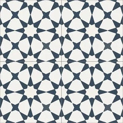 Mission Anza Navy 6"x6" Encaustic Cement Tile - Avente Tile