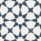 Mission Anza Navy 6"x6" Encaustic Cement Tile - Avente Tile