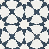 Mission Anza Navy 8"x8" Encaustic Cement Tile - Avente Tile
