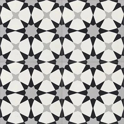 Mission Anza Oxford 6"x6" Encaustic Cement Tile - Avente Tile