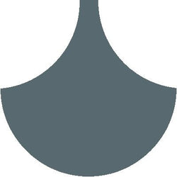 Mission Arabesque Blue 8" Fish Scale Encaustic Cement Tile - Avente Tile