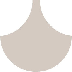 Mission Arabesque Café 8" Fish Scale Encaustic Cement Tile - Avente Tile
