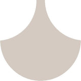 Mission Arabesque Café 8" Fish Scale Encaustic Cement Tile - Avente Tile