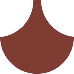 Mission Arabesque D'hanis Red 8" Fish Scale Encaustic Cement Tile - Avente Tile