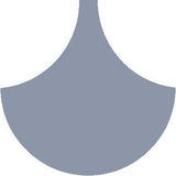 Mission Arabesque French Blue 8" Fish Scale Encaustic Cement Tile - Avente Tile