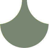 Mission Arabesque Green 8" Fish Scale Encaustic Cement Tile - Avente Tile