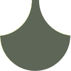 Mission Arabesque Green Asia 8" Fish Scale Encaustic Cement Tile - Avente Tile